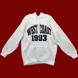 Rue 21 - Men's Long Sleeve Hooded Sweatshirt - Gray - Small